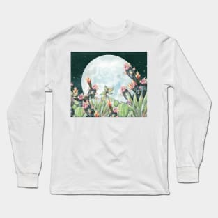 Cactus Nights Desert Stars Long Sleeve T-Shirt